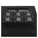 Panel de ventilador Tripp Lite instalado en techo, 208-240V con 6 ventiladores de alto rendimiento, 420 CFM, entrada C14, instalación sin herramientas, SKU SRXFANROOF