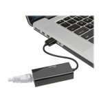 Adaptador Tripp Lite U236-000-R con conexión USB 2.0 a Ethernet NIC 10/100 Mbps, puerto RJ45, color negro