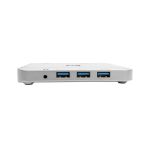 Tripp Lite U442-DOCK2-S Estación de Conexión USB C con doble Pantalla, 4K HDMI, mDP, VGA, USB 3.2 Gen 1, Hub USB A y USB C, GbE, Carga PD de 60W, Plata. SKU: U442-DOCK2-S