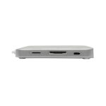 Tripp Lite U442-DOCK2-S Estación de Conexión USB C con doble Pantalla, 4K HDMI, mDP, VGA, USB 3.2 Gen 1, Hub USB A y USB C, GbE, Carga PD de 60W, Plata. SKU: U442-DOCK2-S