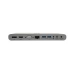 Tripp Lite U442-DOCK4-INT base para portátil y replicador de puertos, con conectividad alámbrica USB 3.2 Gen 2 Type-C en color gris, SKU U442-DOCK4-INT