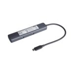 Imagen del hub de interfaz USB Tipo C Gris de Eaton, modelo U442-DOCK40-5, con múltiples puertos para accesorios de portátiles