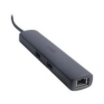Eaton U442-DOCK40-6 hub de interfaz USB Tipo C gris con múltiples puertos para portátiles, SKU: U442-DOCK40-6