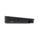 Tripp Lite U442-DOCK7D-B Estación de Conexión USB C con soporte para triple pantalla 4K HDMI y DP, VGA, USB 3.2 Gen 1, Hub USB A y USB C, GbE y carga PD de 100W, color negro