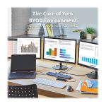 Tripp Lite U442-DOCK7D-B Estación de Conexión USB C con soporte para triple pantalla 4K HDMI y DP, VGA, USB 3.2 Gen 1, Hub USB A y USB C, GbE y carga PD de 100W, color negro