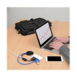 Adaptador multipuerto Tripp Lite U444-06N-DGU-C USB-C con DVI, puerto USB-A, GbE y carga PD, blanco