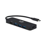 Imagen de la base para portátil y replicador de puertos Tripp Lite con conexión alámbrica Thunderbolt 3. SKU: U444-06N-H3UC2