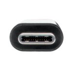 Tripp Lite Adaptador USB-C Type-C a HDMI con Hub USB-A, Gigabit Ethernet, Thunderbolt 3, 4K, Carga PD, 30Hz, SKU U444-06N-H4GUBC, color negro