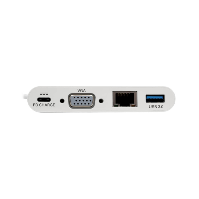Tripp Lite U444-06N-VGU-C Adaptador Multipuerto USB-C, VGA, Puerto USB-A, GbE, Carga PD, Blanco 5 Razones para comprar el Tripp Lite U444-06N-VGU-C Adaptador Multipuerto USB-C