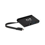 Tripp Lite U444-T6N-H4GUBC adaptador multipuerto USB-C con 4K HDMI, puerto USB-A, GbE y PD 3.0 de 100W, SKU U444-T6N-H4GUBC