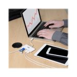 Hub Tripp Lite U460-004-4A-C USB 3.2 Gen 1 Type-C 5000 Mbit/s en color blanco, SKU: U460-004-4A-C