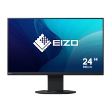 Monitor EIZO FlexScan EV2460-BK, pantalla LED de 23.8 pulgadas, resolución 1920 x 1080 Pixeles, Full HD, color negro, EV2460-BK