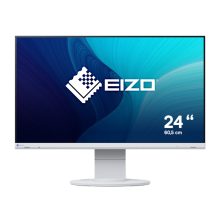 Monitor EIZO FlexScan EV2460-WT de 23.8 pulgadas con resolución 1920x1080 Pixeles Full HD en color Blanco, modelo EV2460-WT