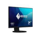 Monitor EIZO FlexScan EV2480-BK con pantalla LED de 23.8 pulgadas, resolución 1920x1080 Pixeles, Full HD, en color negro, EV2480-BK
