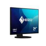 Monitor EIZO FlexScan EV2485-BK de 24.1 pulgadas con resolución 1920 x 1200 Pixeles WUXGA, color negro, modelo EV2485-BK