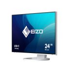EIZO FlexScan EV2485-WT LED display de 61.2 cm, resolución 1920 x 1200 Pixeles, WUXGA, en color blanco. Modelo EV2485-WT