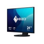 Monitor EIZO FlexScan EV2495-BK de 24.1 pulgadas con resolución WUXGA 1920 x 1200 y diseño en color negro. Modelo EV2495-BK.