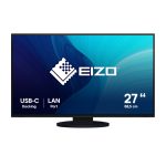 Monitor EIZO FlexScan EV2795-BK con pantalla LED de 27 pulgadas y resolución 2560 x 1440 Pixeles Quad HD en color negro