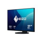 Monitor EIZO FlexScan EV2795-BK con pantalla LED de 27 pulgadas y resolución 2560 x 1440 Pixeles Quad HD en color negro