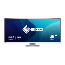 EIZO FlexScan EV3895-WT LED display de 95,2 cm (37.5 pulgadas) con resolución 3840 x 1600 Pixeles UltraWide Quad HD+ en color blanco, ideal para multitareas y uso profesional. Modelo EV3895-WT