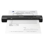 Vista del escáner portátil inalámbrico Epson WorkForce ES-60W con SKU B11B253401