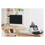 Vista frontal del escáner Epson WorkForce DS-790WN modelo B11B265401 con capacidad de escaneo de alta velocidad y conectividad inalámbrica