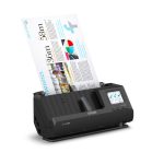 Epson ES-C380W escáner alimentado por hojas, resolución de 600 x 600 DPI, tamaño A4, color negro, SKU B11B269401
