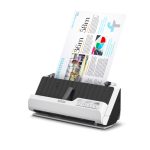 Escáner Epson DS-C490 con alimentador automático de documentos, 600 x 600 DPI, tamaño A4, en colores negro y blanco. SKU: B11B271401