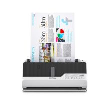 Escáner Epson DS-C490 con alimentador automático de documentos, 600 x 600 DPI, tamaño A4, en colores negro y blanco. SKU: B11B271401