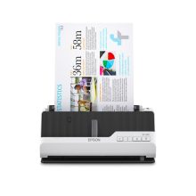 Escáner Epson DS-C330 con alimentador automático de hojas, resolución de 600 x 600 DPI, tamaño A4, colores negro y blanco. SKU B11B272401
