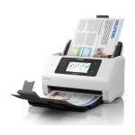 Escáner Epson WorkForce DS-800WN alimentado con hojas, resolución de 600 x 600 DPI, tamaño A4 en color Blanco, SKU B11B275401