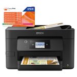 Impresora multifunción Epson WorkForce Pro WF-3820DWF con WiFi y funciones de impresión, escaneo, copia y fax. SKU: C11CJ07403