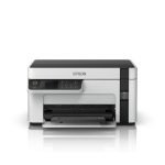 Impresora Epson EcoTank M2120 con tecnología de inyección de tinta, resolución de 1440 x 720 DPI, 32 ppm y conectividad Wi-Fi. SKU C11CJ18402.