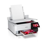 Impresora Epson EcoTank L8160 con inyección de tinta, resolución de 5760 x 1440 DPI, velocidad de 32 ppm y capacidad wifi, SKU C11CJ20402.