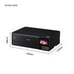 Impresora Epson EcoTank L8180 de inyección de tinta, tamaño A3+, resolución de 5760 x 1440 DPI, velocidad de 32 ppm y conectividad WiFi. SKU: C11CJ21402