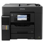 Imagen de la Epson EcoTank ET-5850, una impresora multifuncional que utiliza tanque de tinta, SKU C11CJ29401