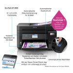Impresora multifunción Epson EcoTank ET-3850 A4 con depósito de tinta y conexión Wi-Fi, SKU C11CJ61402