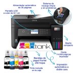 Impresora multifunción Epson EcoTank ET-3850 A4 con depósito de tinta y conexión Wi-Fi, SKU C11CJ61402