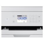 Vista de la impresora Epson EcoTank L6276, una impresora multifunción de inyección de tinta con resolución de 4800 x 1200 DPI, velocidad de 33 ppm y conectividad Wifi. SKU: C11CJ61406.