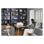 Vista de la impresora Epson EcoTank L6276, una impresora multifunción de inyección de tinta con resolución de 4800 x 1200 DPI, velocidad de 33 ppm y conectividad Wifi. SKU: C11CJ61406.