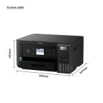 Impresora Epson EcoTank L6260 de inyección de tinta A4, resolución de 4800 x 1200 DPI, velocidad de 33 ppm y conectividad Wi-Fi