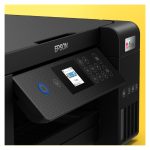 Impresora multifunción Epson EcoTank modelo ET-2850 con depósito de tinta y conexión Wi-Fi, SKU C11CJ63405