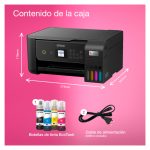 Impresora Epson EcoTank ET-2870, inyección de tinta, tamaño A4, resolución de 5760 x 1440 DPI, 33 páginas por minuto, SKU C11CJ66421