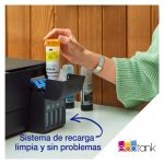 Impresora Epson EcoTank ET-2860 con inyección de tinta, resolución de 5760 x 1440 DPI, velocidad de 33 ppm y conectividad Wifi. SKU: C11CJ67428
