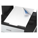 Vista frontal de la impresora Epson EcoTank ET-5170, multifunción con tanque de tinta de alta capacidad y pantalla táctil a color. SKU C11CJ88402.
