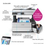 Impresora Epson EcoTank L6490 de inyección de tinta, formato A4, resolución de 4800 x 1200 DPI, 37 ppm, modelo C11CJ88403