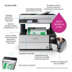 Impresora Epson EcoTank L6460 con tecnología de inyección de tinta, resolución de 4800 x 1200 DPI, velocidad de 37 ppm y conectividad Wifi. SKU: C11CJ89403