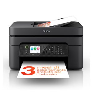 Impresora Epson WorkForce WF-2950DWF de inyección de tinta con resolución de 5760 x 1440 DPI, velocidad de 33 ppm y conectividad Wifi. SKU: C11CK62402