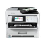 Impresora Epson WorkForce Pro WF-M5899DWF, inyección de tinta, tamaño A4, resolución de 1200 x 2400 DPI, 34 páginas por minuto, sku C11CK76401BM.