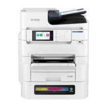 Impresora Epson WorkForce Pro EM-C8101RDWF, inyección de tinta A3+, resolución de 4800 x 1200 DPI, velocidad de 26 ppm y conexión Wifi. SKU: C11CL32401